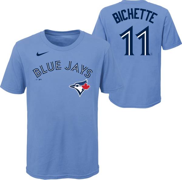 Nike Youth Toronto Blue Jays Bo Bichette #11 Blue T-Shirt