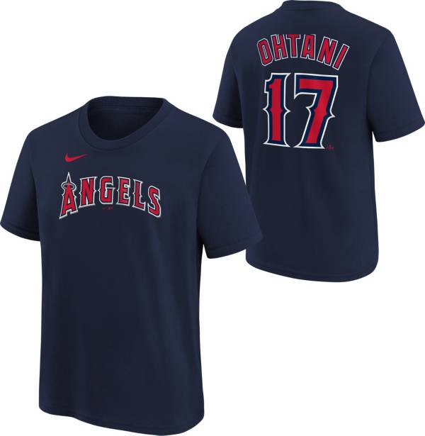 Nike Youth Los Angeles Angels Shohei Ohtani #17 Navy T-Shirt