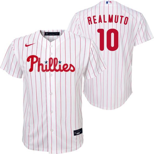 Nike Youth Philadelphia Phillies J.T. Realmuto #10 White Replica Baseball Jersey product image
