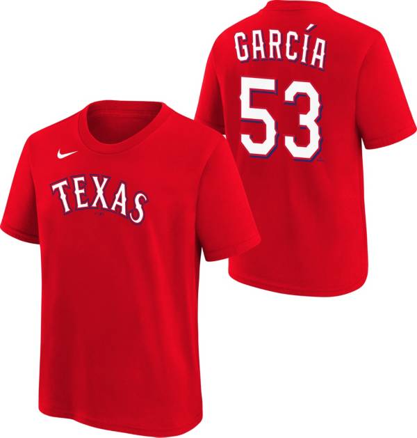 Nike Youth Texas Rangers Adolis García #53 Red T-Shirt product image