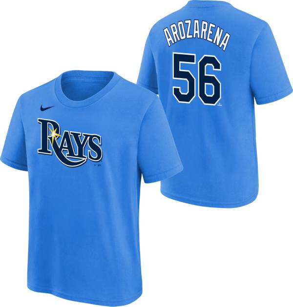 Nike Youth Tampa Bay Rays Randy Arozarena #56 Blue T-Shirt