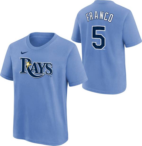 Nike Youth Tampa Bay Rays Wander Franco #5 Blue T-Shirt product image