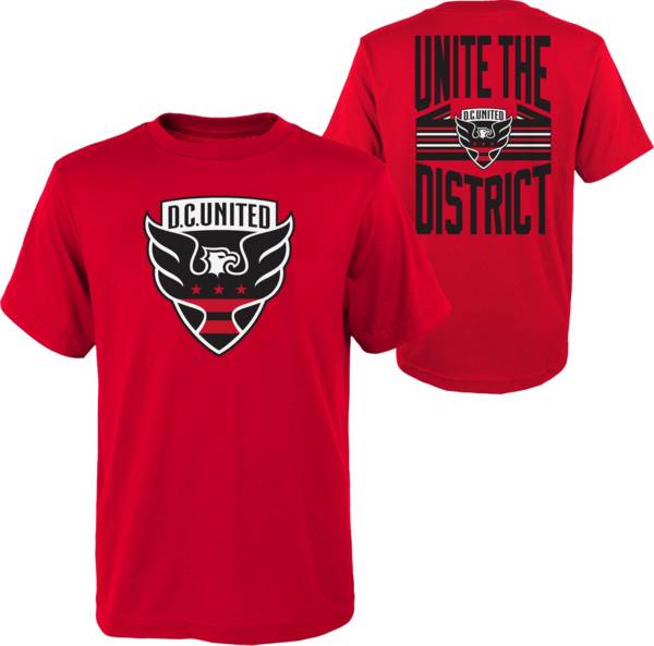 MLS Youth D.C. United Slogan Red T-Shirt