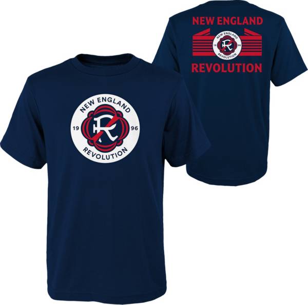 MLS Youth New England Revolution Slogan Navy T-Shirt product image