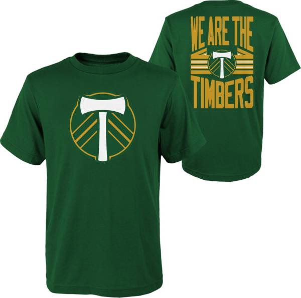 MLS Youth Portland Timbers Slogan Green T-Shirt