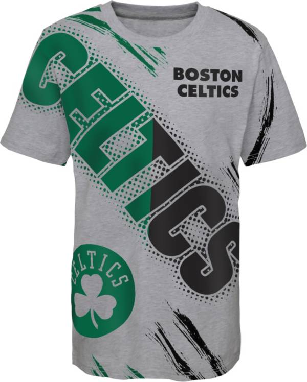 Outerstuff Youth Boston Celtics Grey Overload T-Shirt