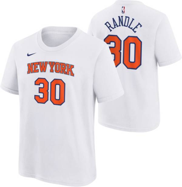 Nike Youth New York Knicks Julius Randle #30 White T-Shirt | Dick's ...