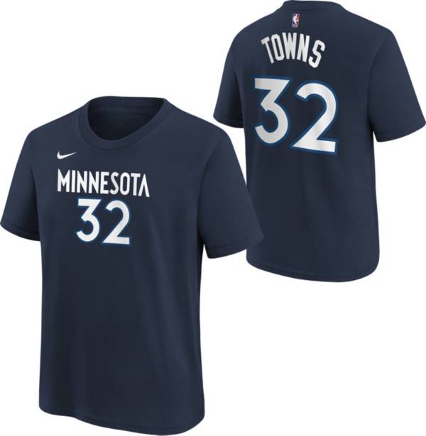 Nike Youth Minnesota Timberwolves Karl-Anthony Towns #32 Navy T-Shirt product image