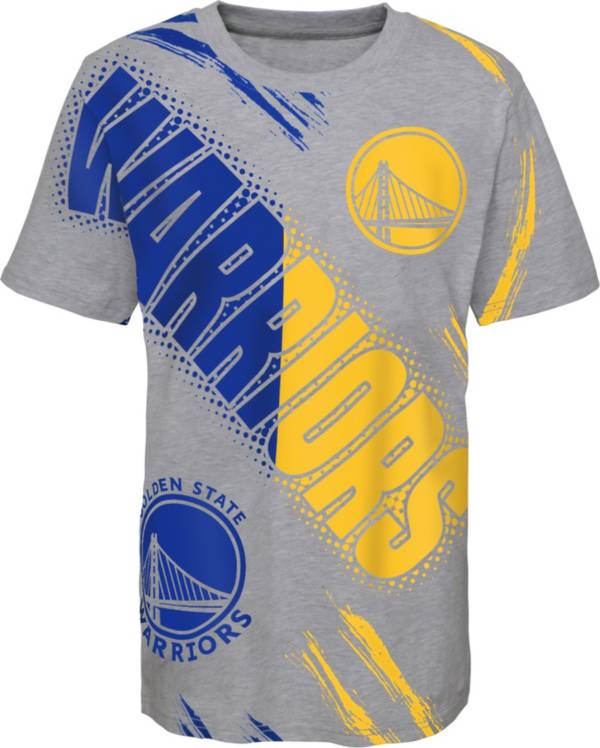 Outerstuff Youth Golden State Warriors Grey Overload T-Shirt