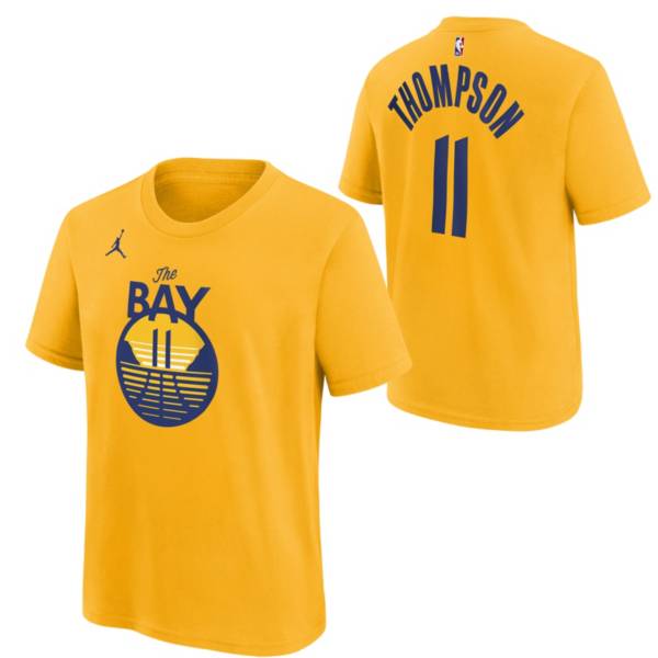 Jordan Youth Golden State Warriors Klay Thompson #11 Yellow T-Shirt