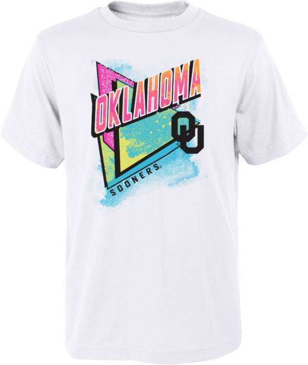 Gen2 Youth Oklahoma Sooners White Neon Daze T-Shirt