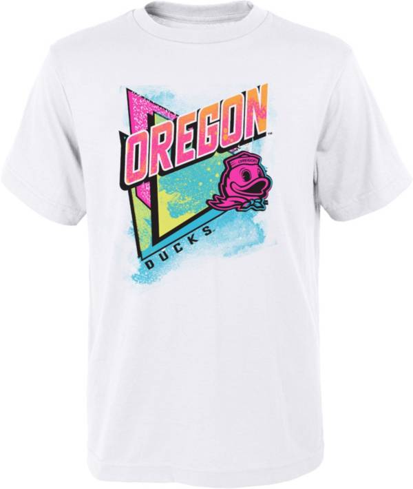 Gen2 Youth Oregon Ducks White Neon Daze T-Shirt