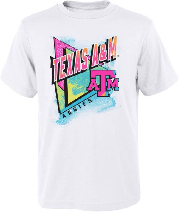 Gen2 Youth Texas A&M Aggies White Neon Daze T-Shirt