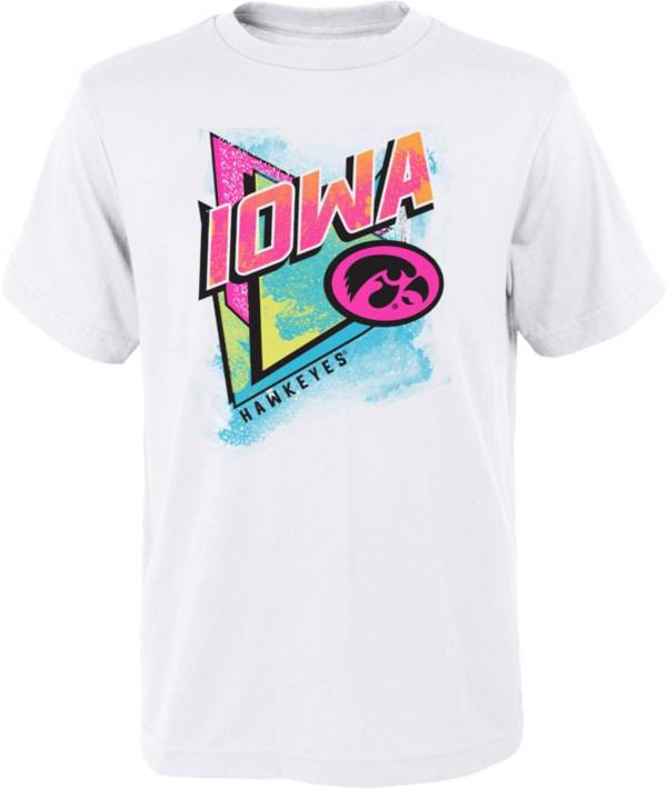 Gen2 Youth Iowa Hawkeyes White Neon Daze T-Shirt product image