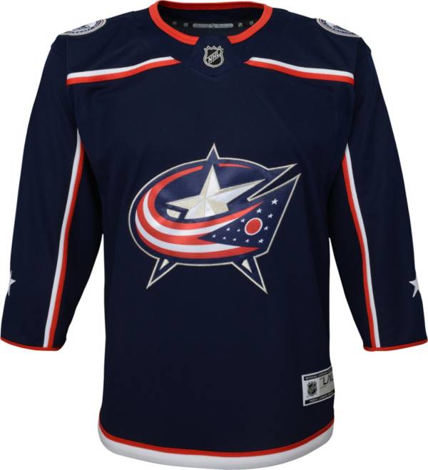 NHL Youth Columbus Blue Jackets Premier Blank Home Jersey