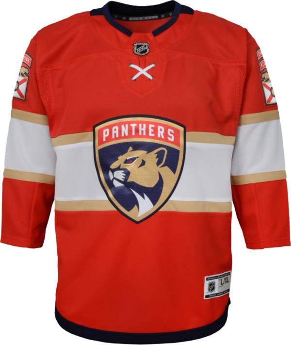 NHL Youth Florida Panthers Premier Blank Home Jersey