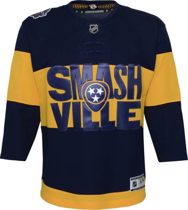 NHL Youth '21-'22 Stadium Series Nashville Predators Premier Blank Jersey