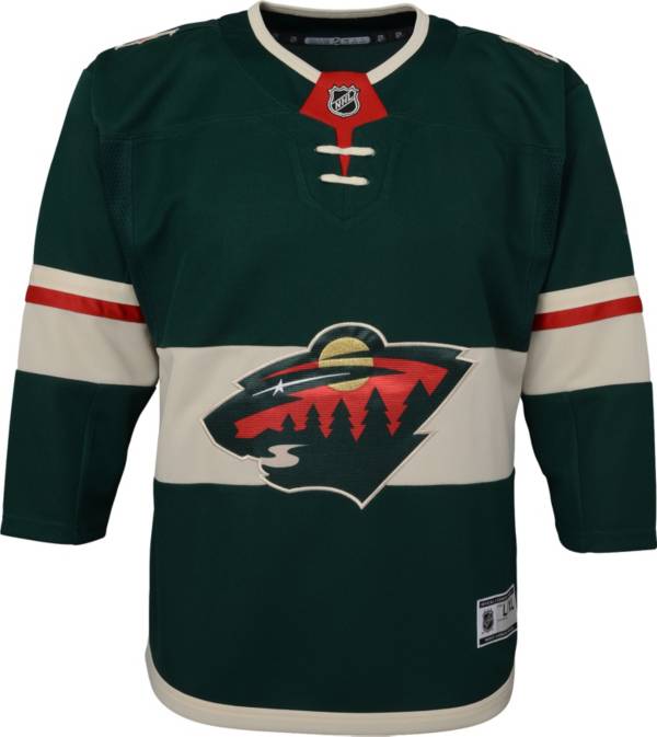 NHL Youth Minnesota Wild Premier Blank Home Jersey