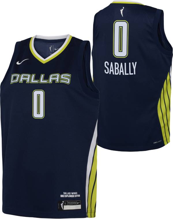 Nike Youth Dallas Wings Satou Sabally #0 Navy Replica Jersey