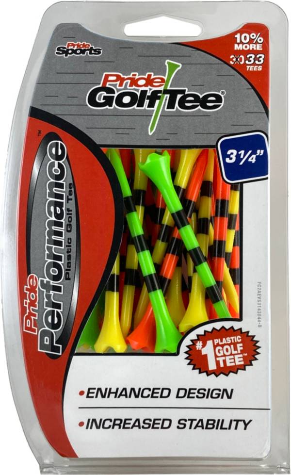 Pride Sports Evolution Fruit 3.25" Golf Tees - 33 Pack