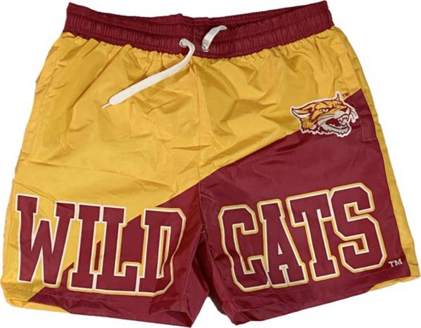 Tones of Melanin Men's Bethune-Cookman Wildcats Maroon/Gold Summer Shorts