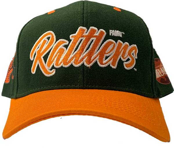 Tones of Melanin Men's Florida A&M Rattlers Green Snapback Hat