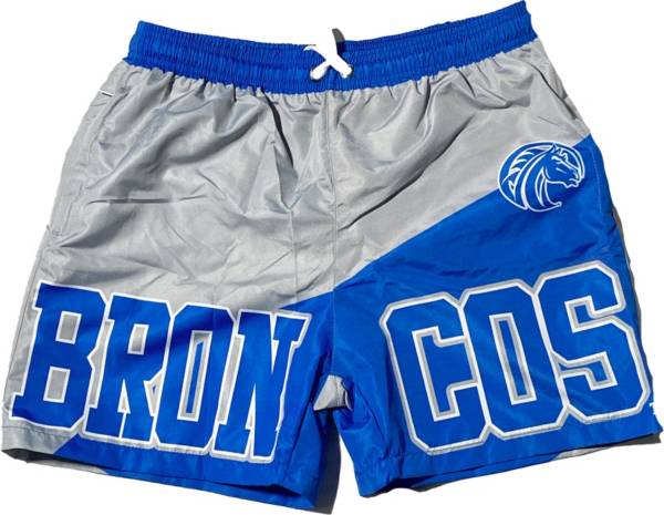 Tones of Melanin Men's Fayetteville State Broncos Blue/Grey Summer Shorts