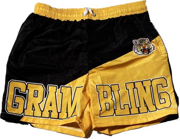 Tones of Melanin Men's Grambing State Tigers Black/Gold Summer Shorts