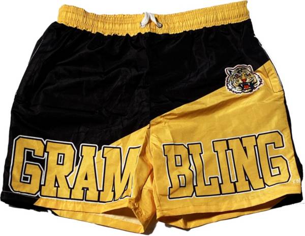 Tones of Melanin Men's Grambing State Tigers Black/Gold Summer Shorts product image