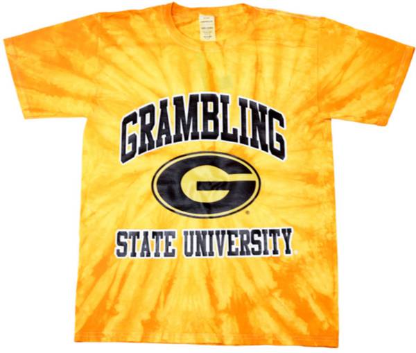 Tones of Melanin Men's Grambing State Tigers Gold Tie-Dye T-Shirt