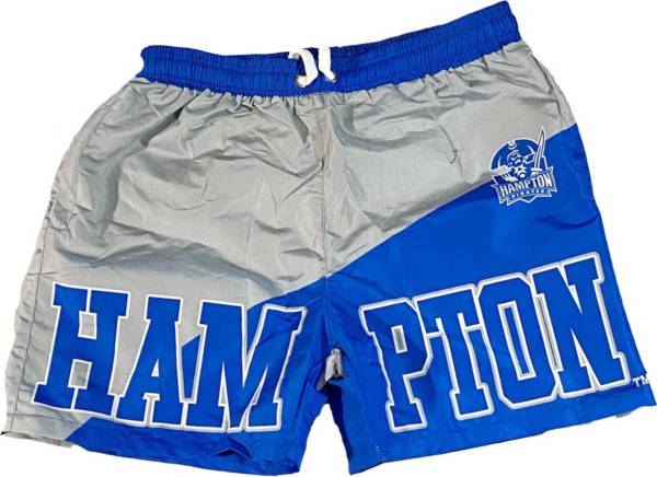 Tones of Melanin Men's Hampton Pirates Blue/Grey Summer Shorts