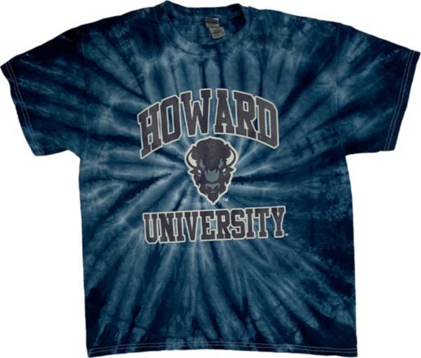 Tones of Melanin Men's Howard Bison Blue Tie-Dye T-Shirt