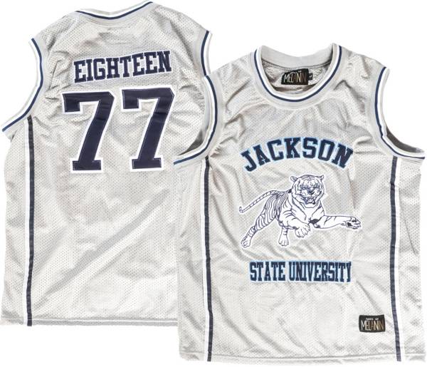 Tones of Melanin Men's Jackson State Tigers Grey Basketball Jersey