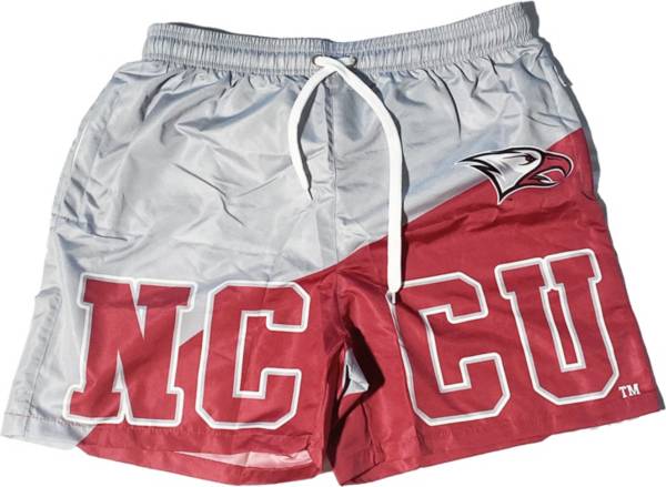 Tones of Melanin Men's North Carolina Central Eagles Maroon/Grey Summer Shorts