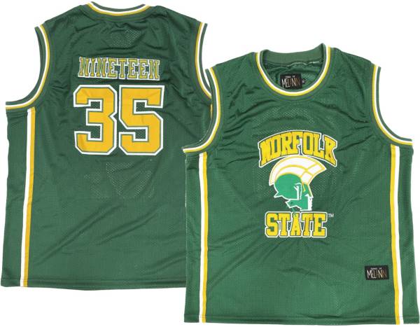 Tones of Melanin Men's Norfolk State Spartans Green Basketball Jersey product image