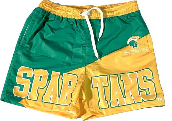 Tones of Melanin Men's Norfolk State Spartans Green/Gold Summer Shorts