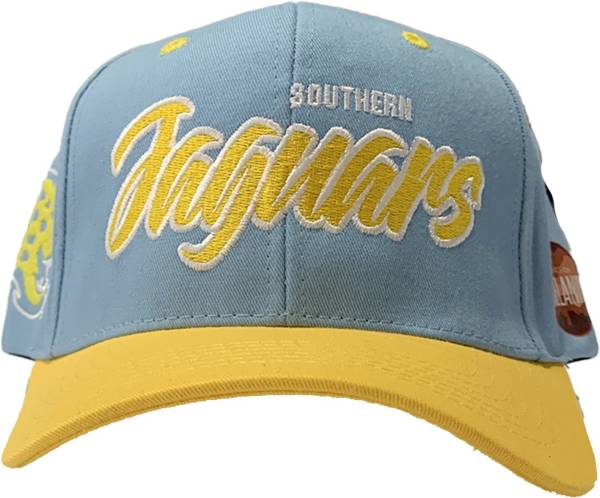 Tones of Melanin Men's Southern University Jaguars Columbia Blue Snapback Hat product image