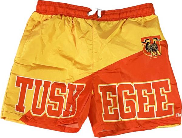 Tones of Melanin Men's Tuskegee Golden Tigers Crimson/Old Gold Summer Shorts