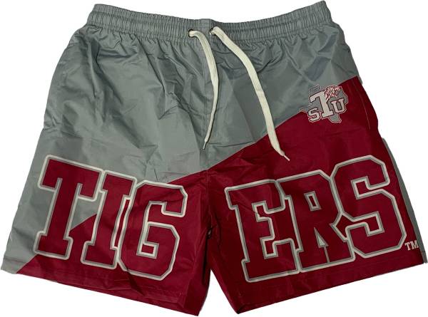 Tones of Melanin Men's Texas Southern Tigers Maroon/Grey Summer Shorts