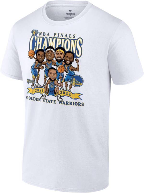 NBA 2022 Champions Golden State Warriors Caricature T-Shirt