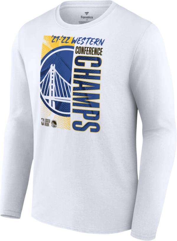 NBA 2022 Western Conference Champions Golden State Warriors Long Sleeve Locker Room T-Shirt