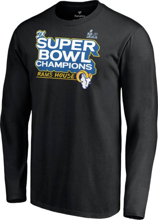 NFL 2021 Super Bowl LVI Champions Los Angeles Rams Parade Long Sleeve T-Shirt