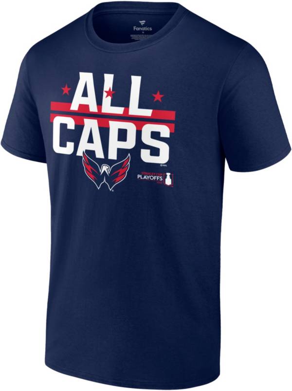 NHL 2022 Stanley Cup Playoffs Washington Capitals Slogan Navy T-Shirt product image