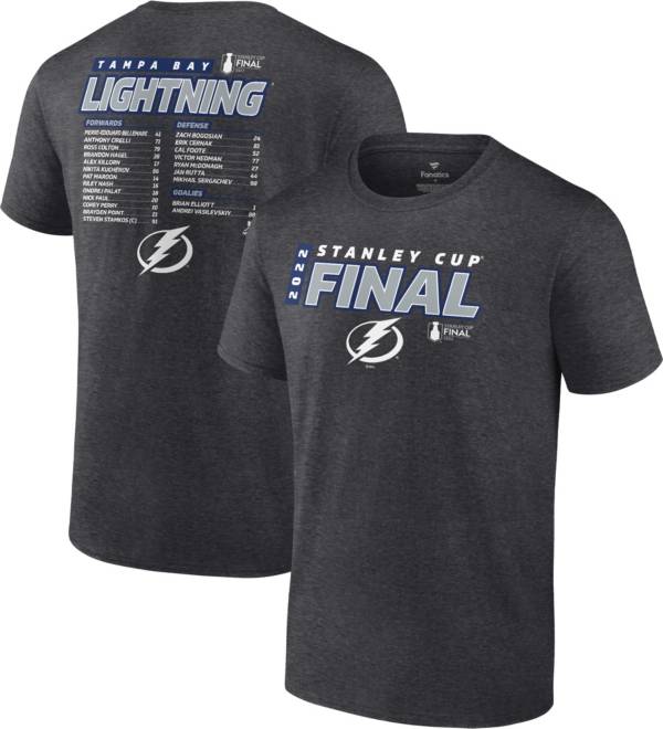 NHL 2022 Conference Champions Tampa Bay Lightning Roster T-Shirt