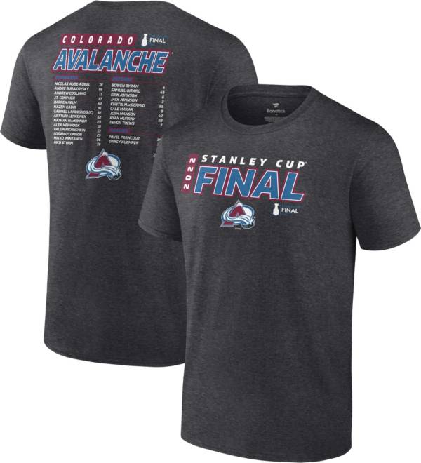 NHL 2022 Conference Champions Colorado Avalanche Roster T-Shirt