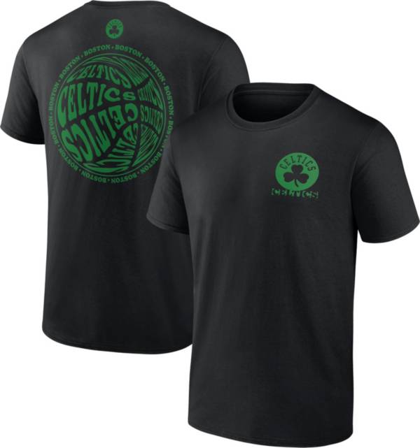 NBA Men's Boston Celtics Black Cotton T-Shirt