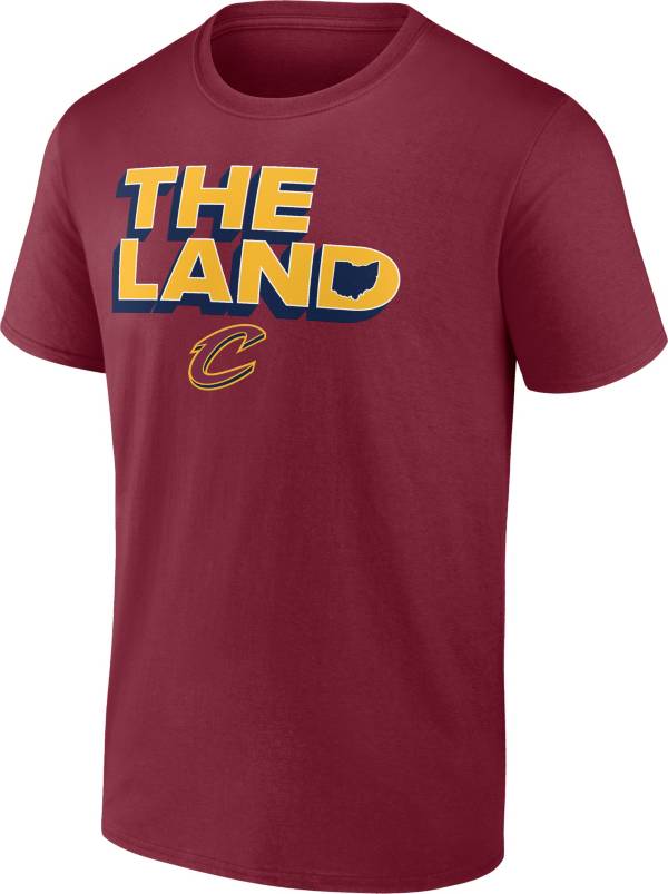 NBA Men's Cleveland Cavaliers "The Land" Red T-Shirt