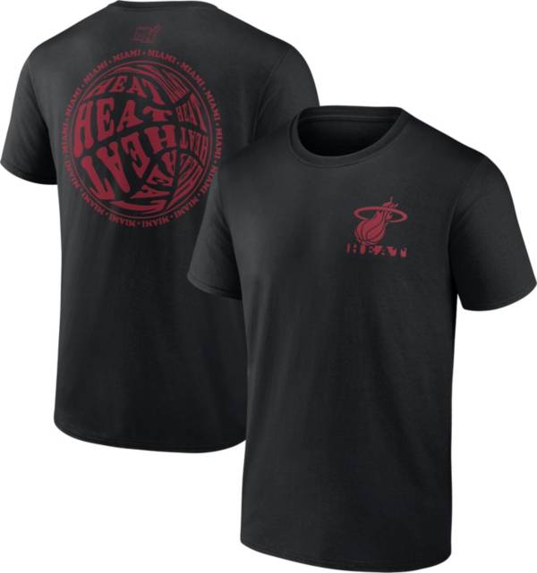 NBA Men's Miami Heat Black Cotton T-Shirt