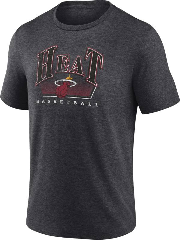 NBA Men's Miami Heat Grey Tri-Blend T-Shirt