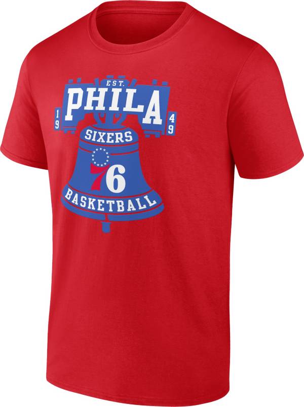 NBA Men's Philadelphia 76ers Red Basketball T-Shirt